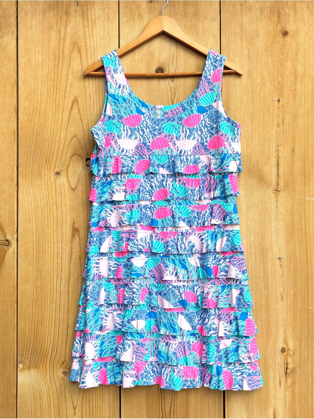 Lulu B Tiered Cha Cha Dress Sz Medium